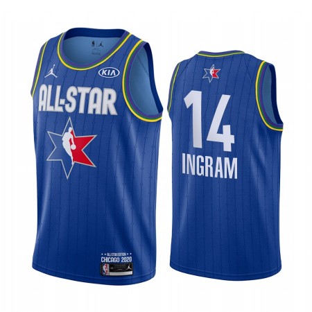 Män New Orleans Pelicans Tröja Brandon Ingram 14 2020 All-Star Jordan Brand Blå Swingman